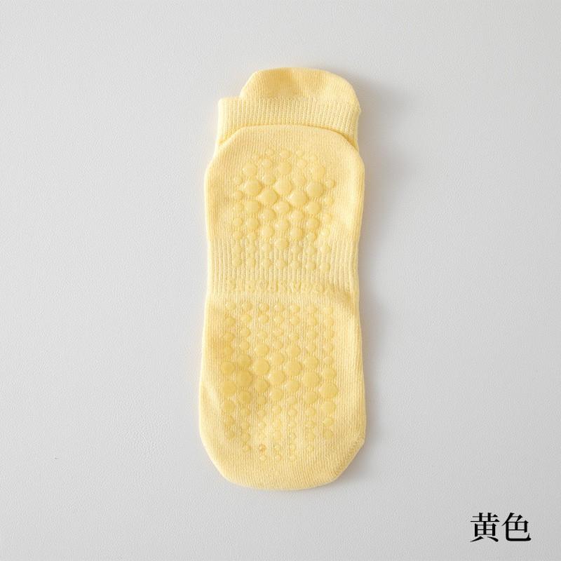 Womens Cotton Yoga Socks With Silicone Grip Non-Slip Sole Breathable Mesh Indoor Fitness Pilates Short