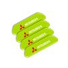 gjdn6 4pcs Car Door Reflective Strips Security Warning Sticker Emblem  For Mitsubishi Lancer ASX Outlander Pajero Carisma L200 Galant