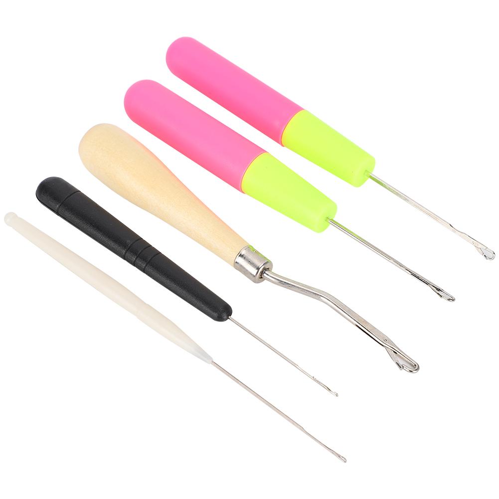 5PcsSet Latch Hook Tool Bent Tongue Crochet Needle Kit DIY Supplies for Knitting