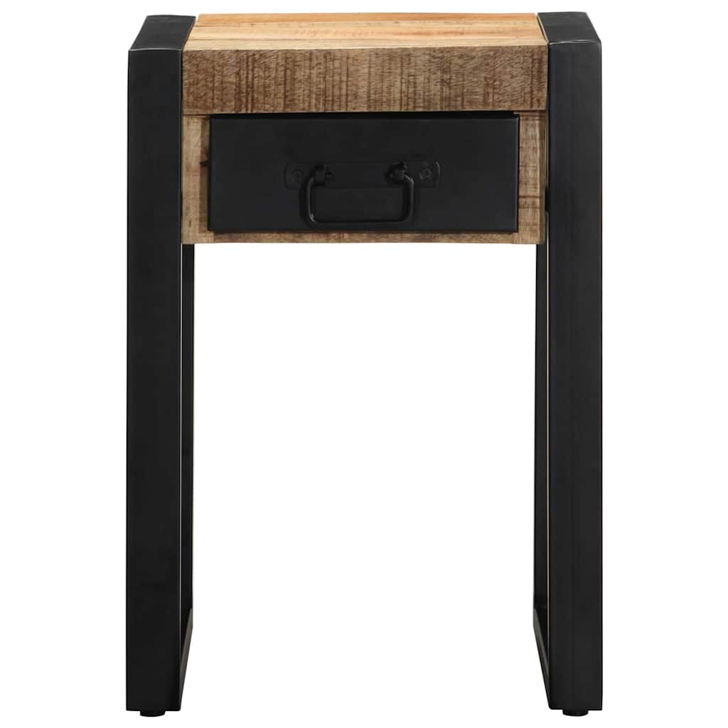 Side Table 35 X 35 X 50 Cm Rough Solid Mango Wood