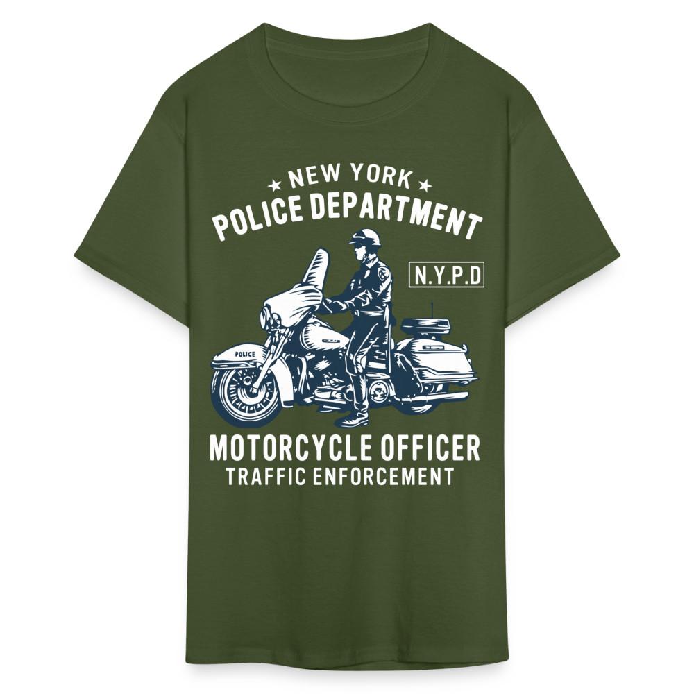 

Футболка с графикой фанарта мотоцикла полиции Нью-Йорка для байкеров S-6XL XL