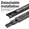 Heavy Duty Drawer Slides Full Extension Ball Bearing Guide 100LB Rated Pair Silent for Furniture Workshop Drawers