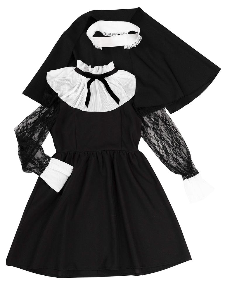 Clearstone Coquettish Girly Cosplay Halloween Dolly Sister Women's Black