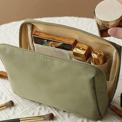Bolsa Organizadora de Maquiagem Batom Atualizada 2025, Bolsa Simples com Zíper, Adequada para Armazenamento ao Ar Livre em Viagens, Compacta e Conveniente, Essencial