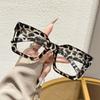 1Pc/2Pcs Trendy and Fashionable Casual Large-Frame Rectangular Glasses, Simple and Stylish Eyewear Suitable for Daily Wear