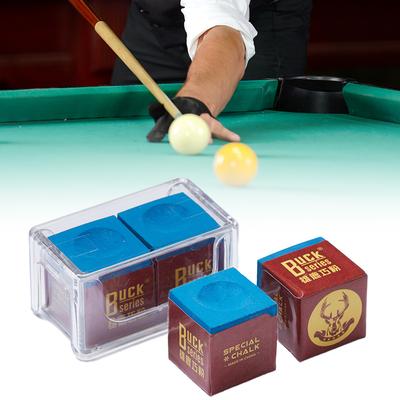 2KS/Krabice Křída na tága Profesionální Snooker Suchá na olejové bázi Křída na tága Prášek Biliárové potřeby