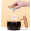 400ml Glass Automatic Mixer Cup with Magnetic Stirring Function, Large Capacity, Self-Stirring Coffee Mug, Battery-Operated, Electric, Multi-Function