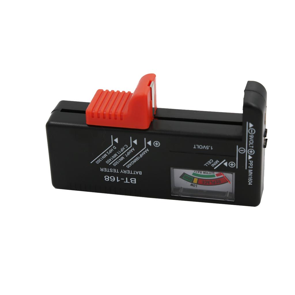 Portable Battery Tester BT-168/BT-168D Battery Capacity Tester Universal AAA AA Button Cell Battery Meter Checkered Analyzer