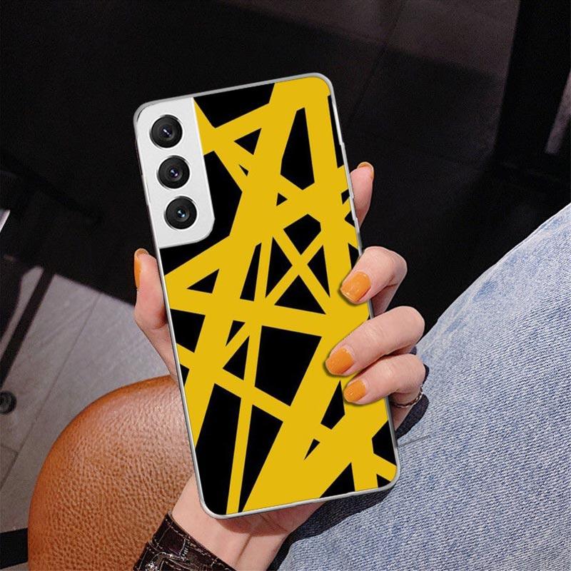 Eddie Van Halen Graphic Guitar Phone Case For Samsung Galaxy S24 S25 Edge S26 Ultra S23 S22 S21 Plus S20 FE + Personalized Print