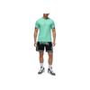 Jordan Logo Crew Neck Fitted Short Sleeve T-Shirt Men Tops Green FN5989-349