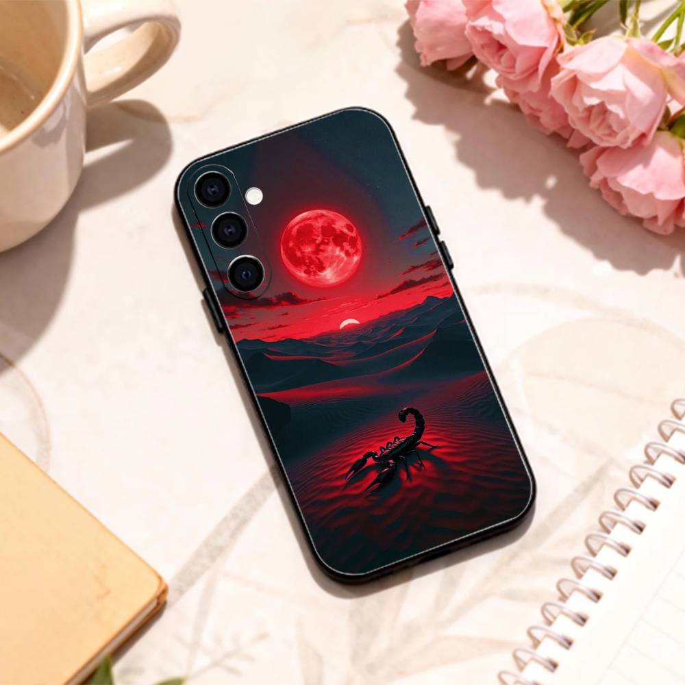 C-Cool S-Scorpion  phone Case For Samsung Galaxy A73,A72,A71,A70,A53,A52,A51,Others Soft Black Shell