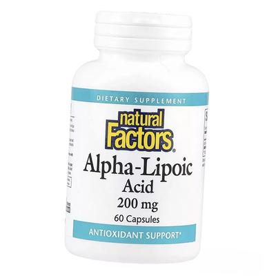 Alpha Lipoic Acid, 200 Mg, Natural Factors (70406004)