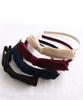 VINGTAINE Velvet Thin Ribbon Simple and Stylish Hair Gray Headband, Slim, Accessory, (HK-218-GY)