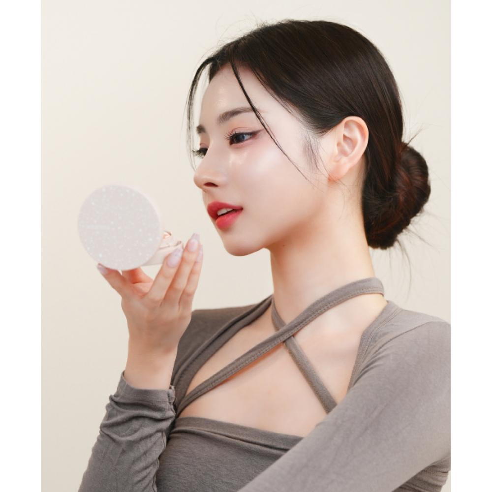 TonefitSun Vegan Dewy Cover Sun Cushion 12g  Moist Nude Beige Tone Up 