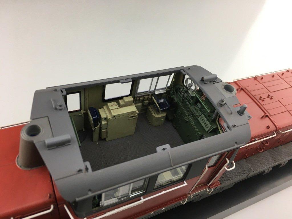 AOSHIMA Vlakové muzeum Série OJ Dieselová lokomotiva DD51 Aktualizovaná barva Super detail Plastový model 1/45 č. 3