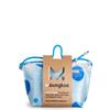 [M.Craftsman] M.bungkus Recycled Plastic Bag, Strap with Charging Cable Function, Type-C Compatible, Sustainable (Blue Polka Dots)