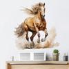 “Success” Galloping Horse Wall Stickers, Removable Self-Adhesive Decor for Study Room Office Living Room Decoration