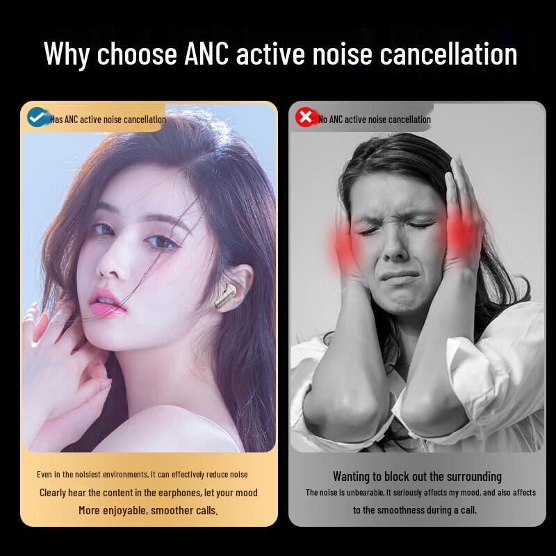 OKSJ XY70 True Wireless ANC Noise Cancelling Earbuds