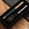 Exquisites Harz-Füllfederhalter-Set, Mittlere Feder, Enthält 15 ml Tinte, Geschenkbox, Notizen machen, Kalligraphie, Geschmeidiges Schreibgefühl Füllfederhalter