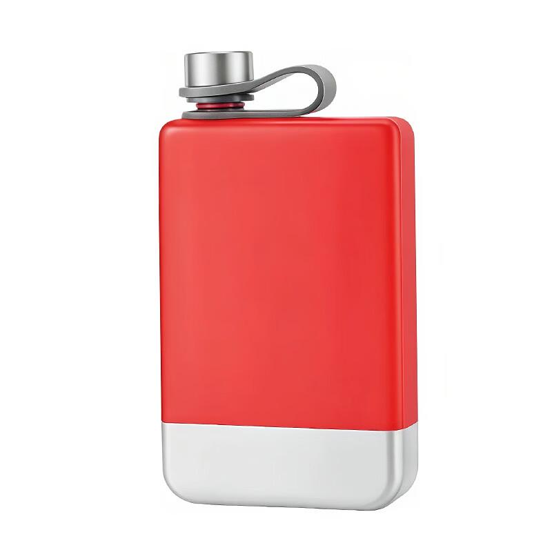 Shangqi 9OZ Portable Square Stainless Steel Hip Flask
