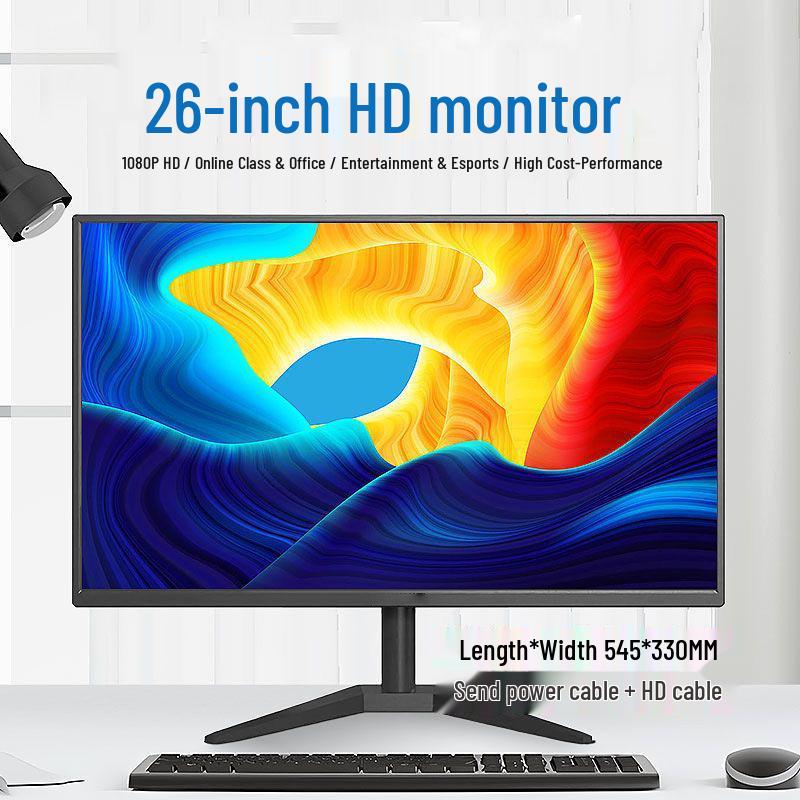 Shik Wall-Mountable HD Desktop Monitor - 20/22/24 Inch for Home or Office Use