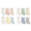 3 Pairs New Infant Baby Socks Solid Color Spring Autumn Toddler Boys Girls Casual Sock Cotton Socken For Children Kids 0-5 Years