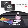 Car Silicone Non-Slip Mat Interior Console Emblem Badge Anti-Slip Pad for ES300 RX330 RX300 GS300 IS250 IS200 CT200h NX RX