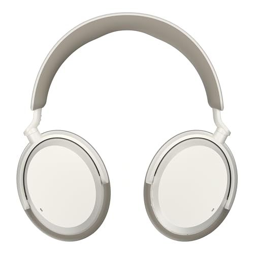 Sennheiser ACCENTUM Wireless Wireless Headphones, White, High-Performance Drivers, 50 Hours of Playtime, Noise Cancellation, Clear Calls