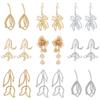 Cross Border Exaggerated 3D Geometric Earrings Heavy Metal Style Flower Design Runway Party Fashion Ear Jewelry