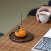Practical Ugly Orange Incense Holder Good Luck Ceramic Incense Stick Holder  Indoor