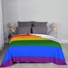 Gay Pride Rainbow Flag Blanket Super Soft Fleece Sofa Throw Blanket for Couch Bedding Outdoor Throws Bedspread Quilt