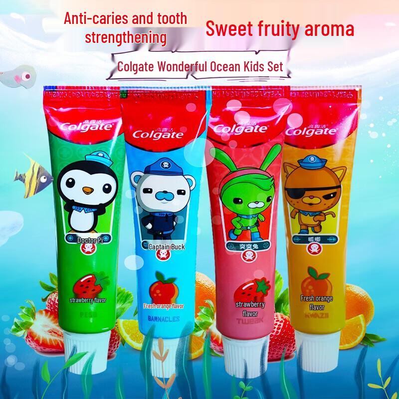Colgate Kids Anti-Cavity & Enamel Protection Toothpaste Set