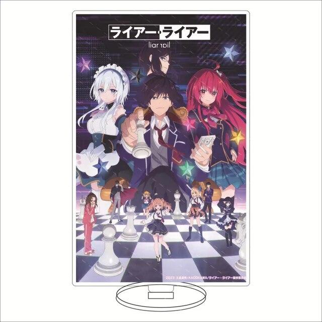 Anime Lügner Lügner LÜGNER·LÜGNER Figur Acryl Stand Modell Spielzeug Himeji Shirayuki Saionji Sarasa Schreibtisch Dekor Sammeln Fans Freund Geschenke