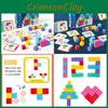Childrens Sense Number Logic Cube Space Thinking Training Building Blocks