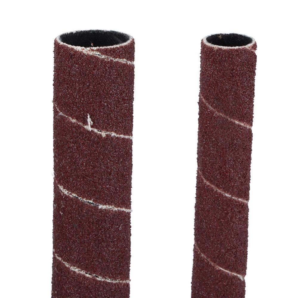 6pcs Aluminum Oxide Sandpaper Roll 120 Grit Sanding Belts Long Tube Sandpaper Ring  Woodworking