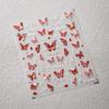 Gradient White Pink Butterfly Flower Shiny Stars Chic Spring Petal 5D Soft Adhesive Nail Art Stickers Decorations Manicure Decal