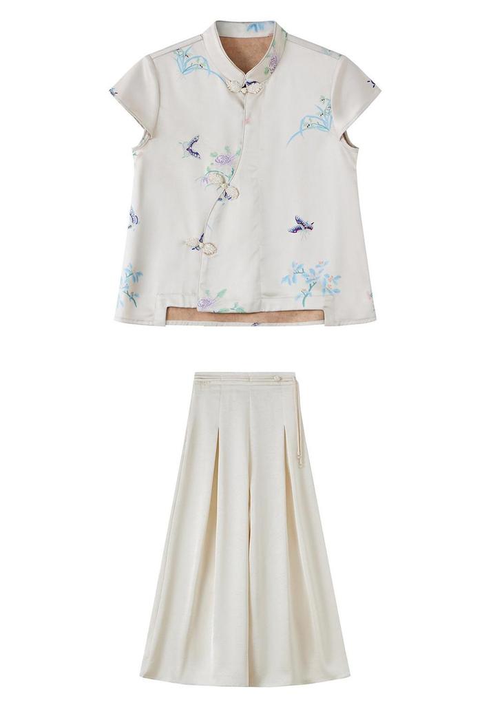 2026 New Stylish Two-Piece Summer Set for Middle-Aged and Elderly Women