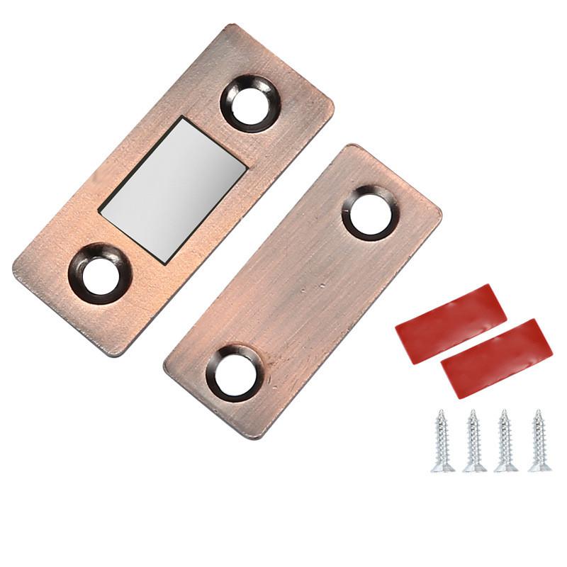 2pcs/Set Magnetic Cabinet Catches Magnet Door Stops Hidden Door Closer With Screw For Closet Cupboard Furniture Hardware