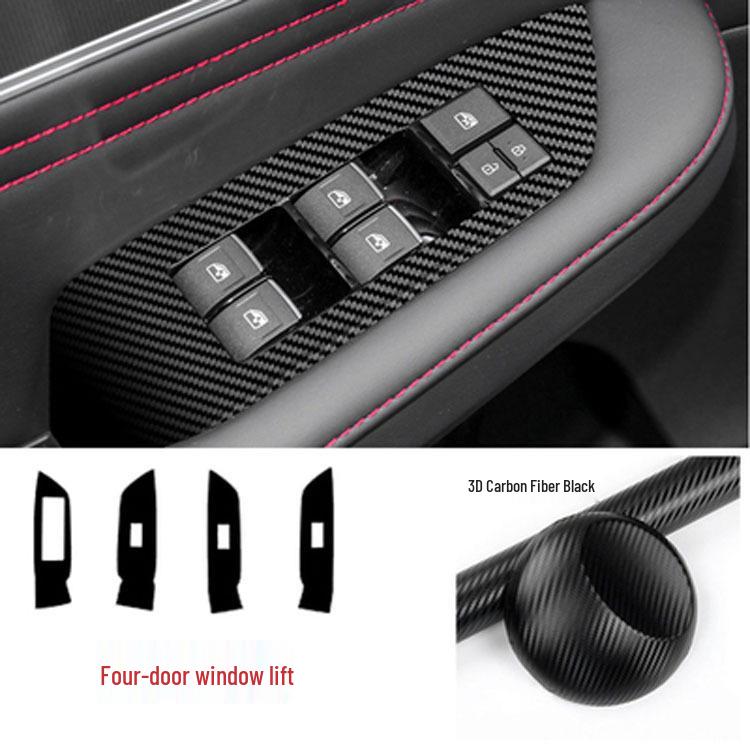 

21 Dongfeng Fengxing T5EVO Interior Decals for Console & Gear Shift