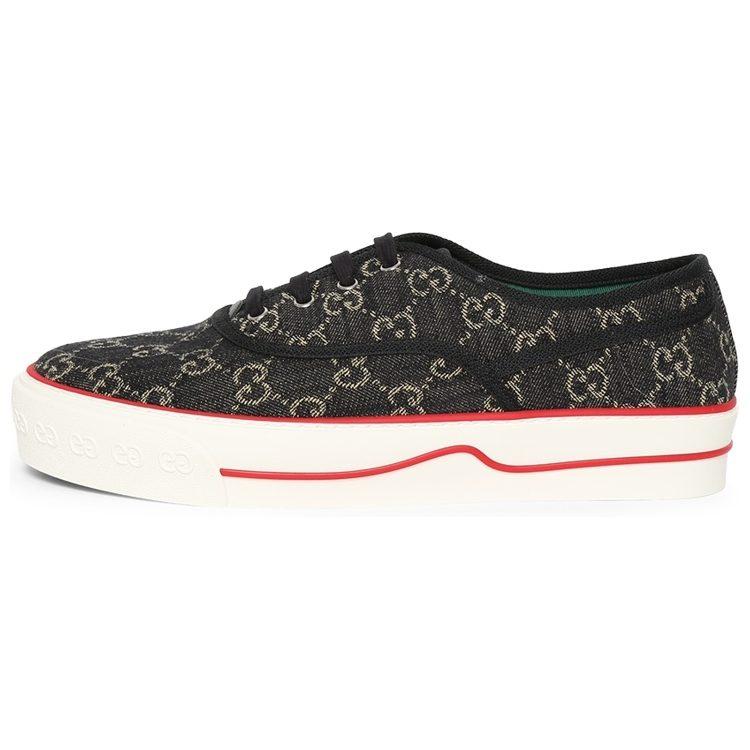 Gucci Tennis 1977 Low 'GG Logo - Black Denim' 655699 UN340 1292