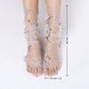Breathable Tulle Socks Transparent Long Socks Sweet Lace Socks  Women Girls
