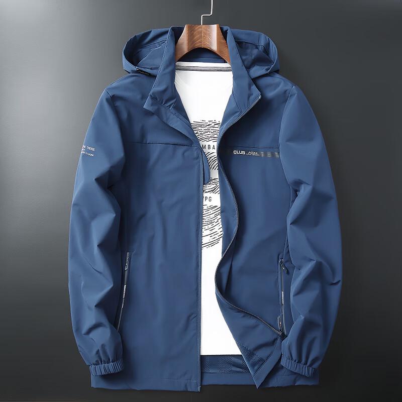 Men s Plus Size Detachable Hood Casual Jacket 5XL