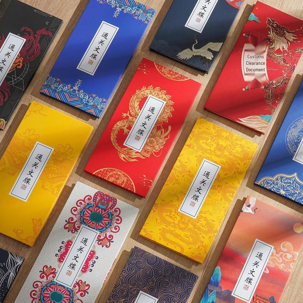 Travel Check-in Accordion Stamp Book: Palace Style Series for Passport & Documents