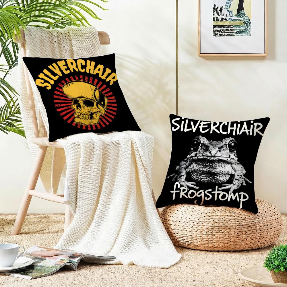 Alternative SSilverchairS Cushion Cover Breathable and skinfriendly linen pillowcase square removable and washable cushion