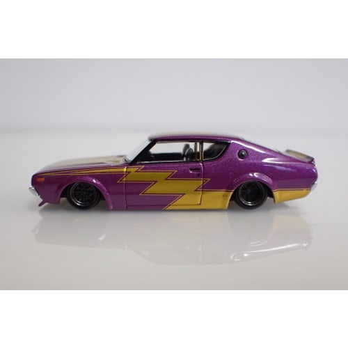 BoostGear Custom AOSHIMA 1/64 Scale Grand Champion 15th Edition Kenmeri GT-R 1973 Model (KPGC110) BoostGear Custom Color (No Base, Box Included) Finis