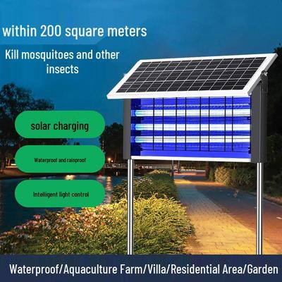 Solar Wasserdichte Mückenvernichtungslampe für den Außenbereich - Hochleistungs-Violettlicht