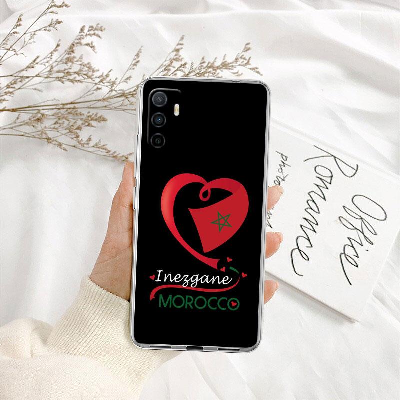 IK48 Morocco Flag Passport Transparent Phone Case for Motorola Moto Edge 20 30 40 50 S30 Fusion Ultra Pro Neo Lite + G200 G23