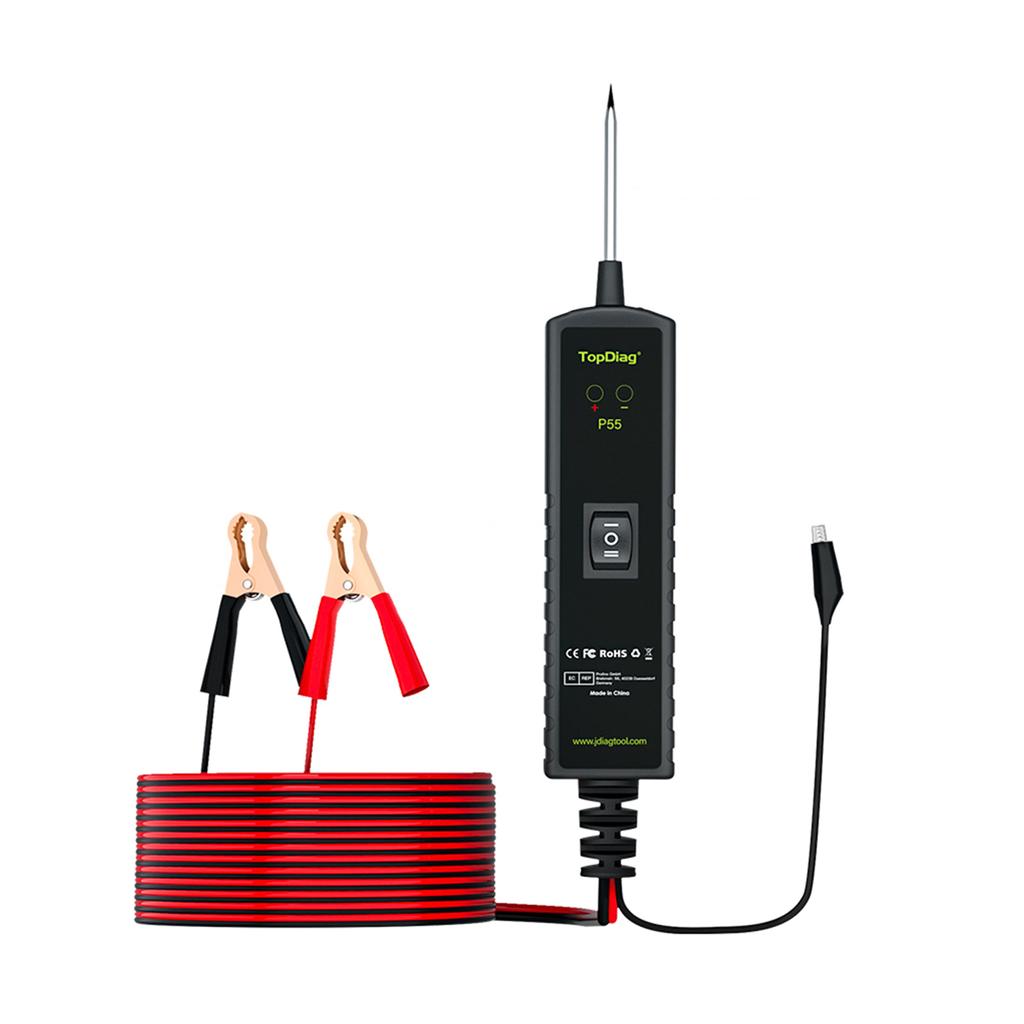 Wytrzymały tester obwodów samochodowych, lampka testowa 12V/24V ze klipsem krokodylkowym, tester napięcia obwodu do samochodów i motocykli