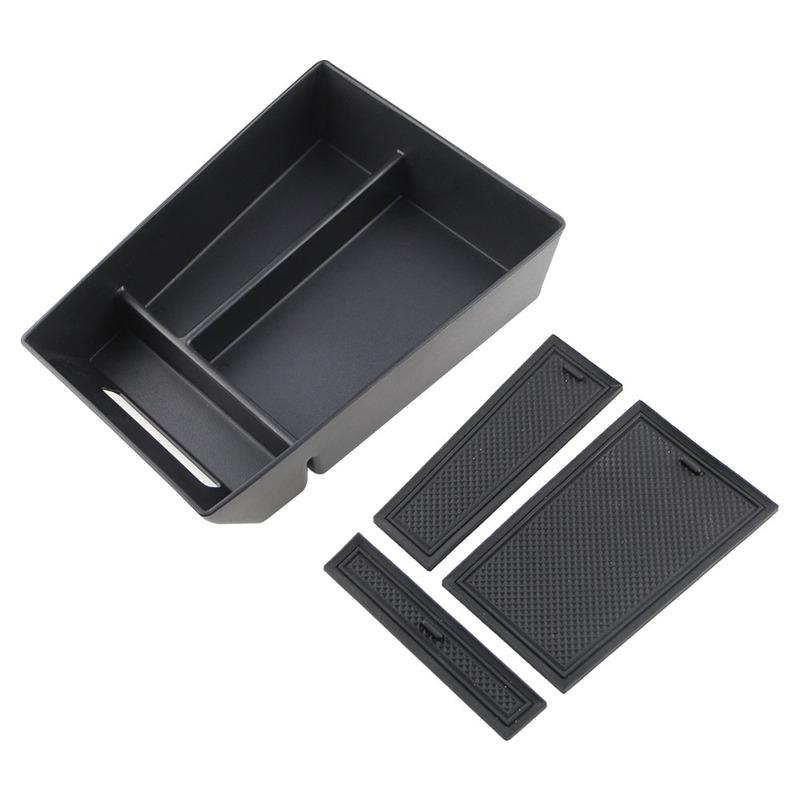 Opbergbox Middenconsole Auto voor BMW X5 G05 X7 G07 2019-2022 X6 G06 2020-2023 ABS Siliconen Matten Armleuning Organizer