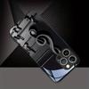 Schwarzes Musiksymbol-Muster Gehärtetes Glas Schwarze Handyhülle Für iPhone 17 16 15 14 13 12 11 Pro Max 17 Air 7 8 Plus XR XS X Hülle